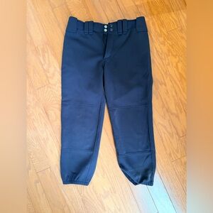 Mizuno Women's Black Softball Pants Size Small